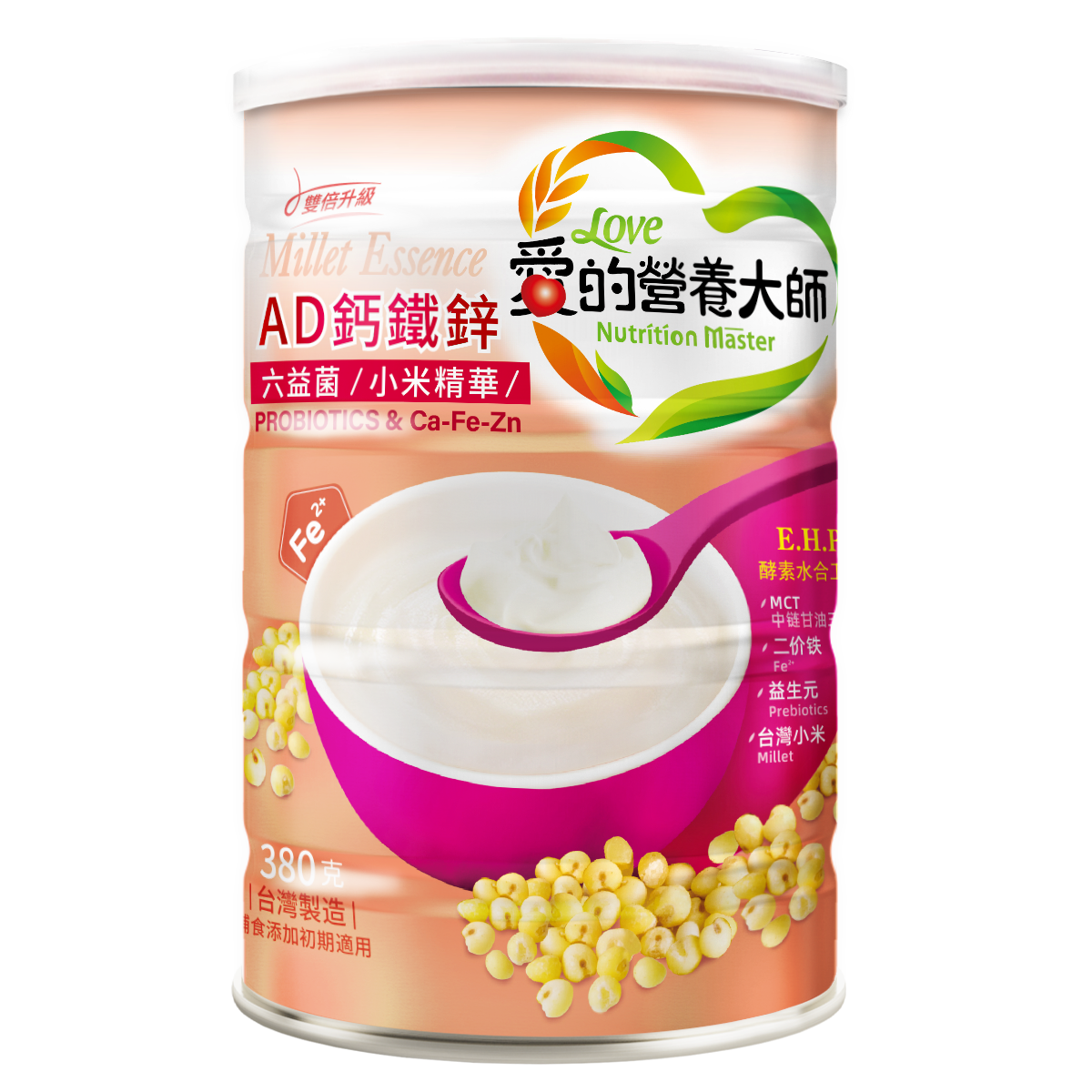 AD钙铁锌小米精华380g