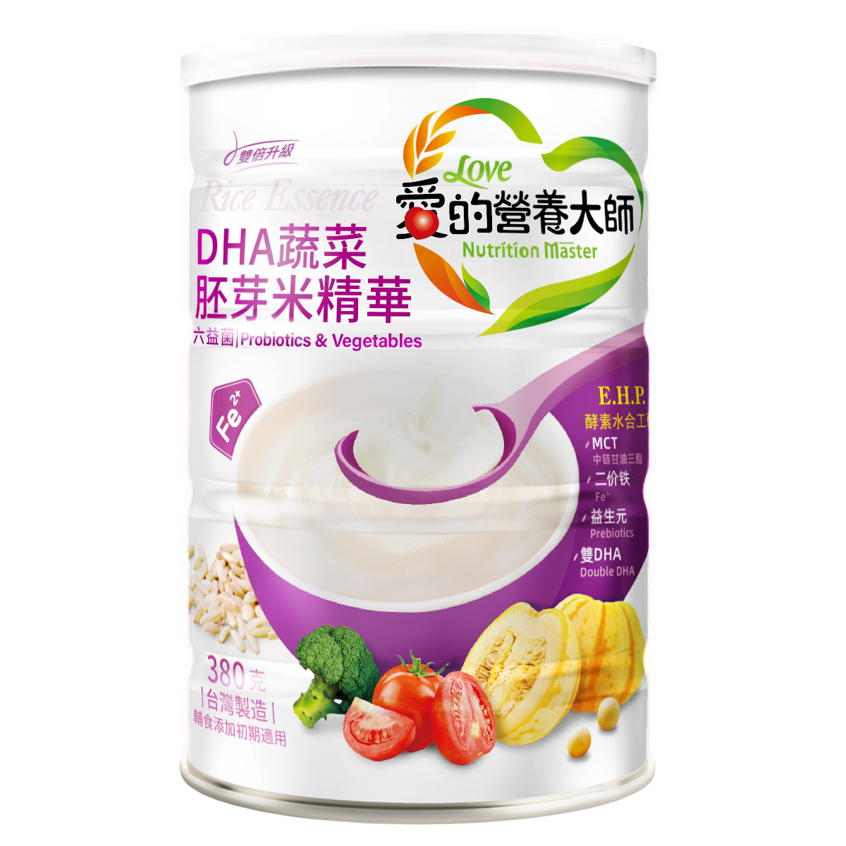 DHA蔬菜胚芽米精华380g